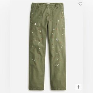 JCrew paint splat pants